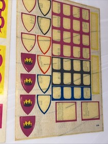 🔥🔥RARE🔥🔥LEGO Vintage 1978 #375/6075 Yellow Castle  ORIGINAL Sticker Sheets!