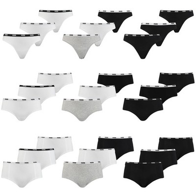 Puma Women Iconic Hipster / Mini Shorts / Thong - 9 Pack