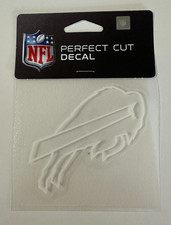 BUFFALO BILLS WHITE LOGO PERFECT CUT DECAL 4X...