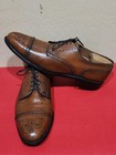Allen Edmonds Sanford Oxford Mens 11 B Brown Leather Brogue Cap Toe — photo 2
