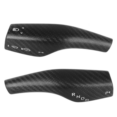 _2Pcs Steering Lever Cover Carbon Fiber Scratch Resistant For Y