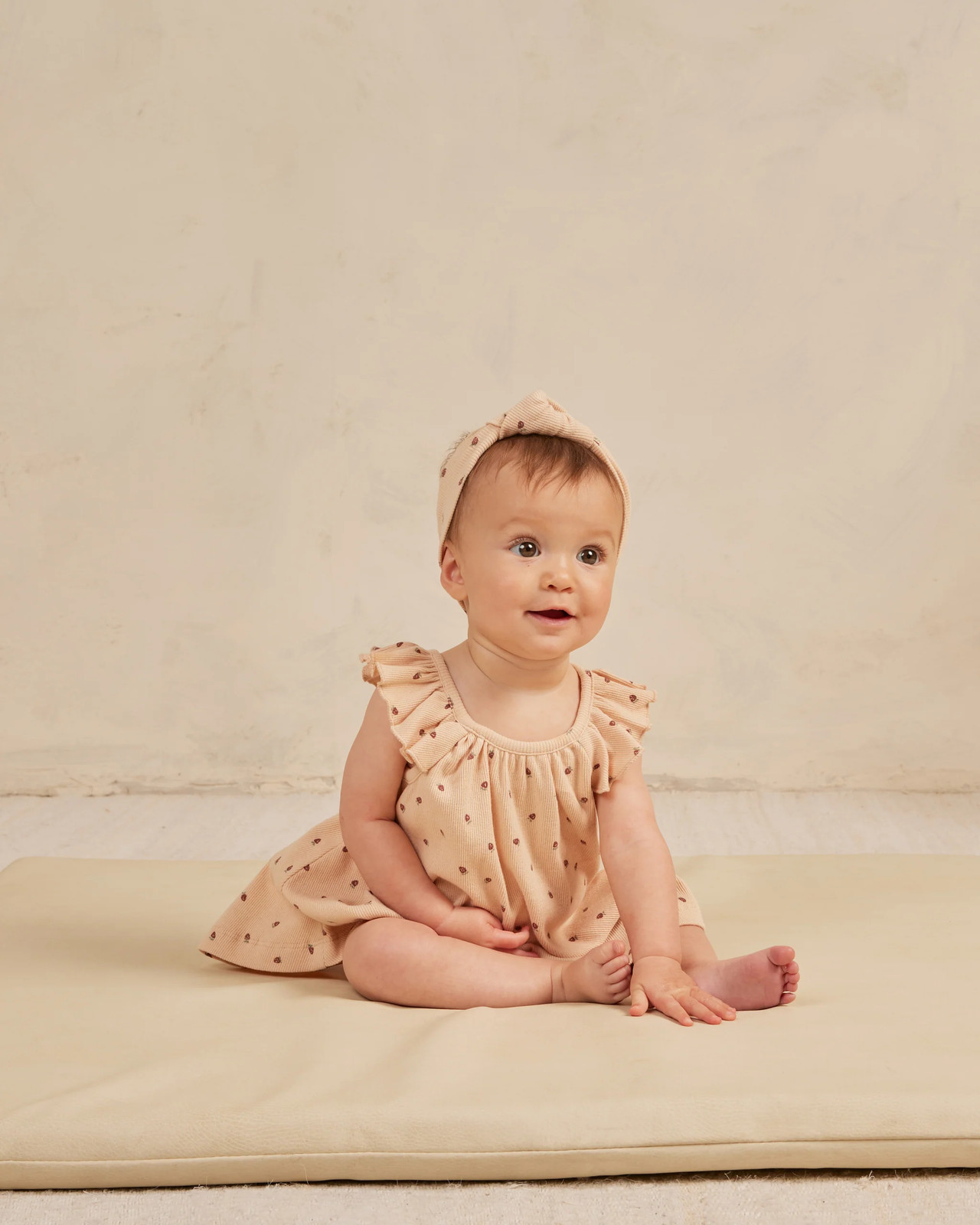 Quincy Mae 3-6M Ruffle Swing Dress with Strawberries Toddler Baby Girls