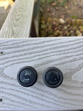 Vw Beetle Bug Dash Fresh Air Knob Pair  1973-1977 113 819 661g