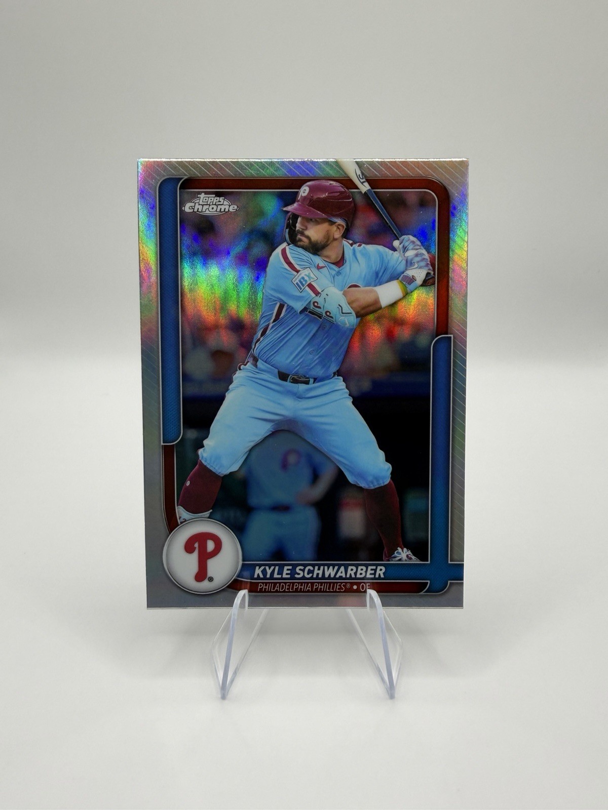 2026 Series 2 Flagship Topps Chrome  - Kyle Schwarber #81 Refractor