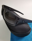 Costa Del Mar Men's Diego Matte Black /Gray Mirror Polarized Sunglasses 580p