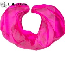 Belly Dance Silk Veil For Girl Women Light 100 Silk Handmade Dance Veil