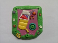 Vintage Bluebird Polly Pocket Action Park Tent spare part floor only 1998