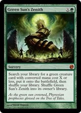 Green Sun's Zenith -Foil Near Mint MTG From the Vault: Twenty