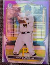 2023 Bowman Chrome Prospects Purple Refractor Tony Blanco  Jr. 023/250