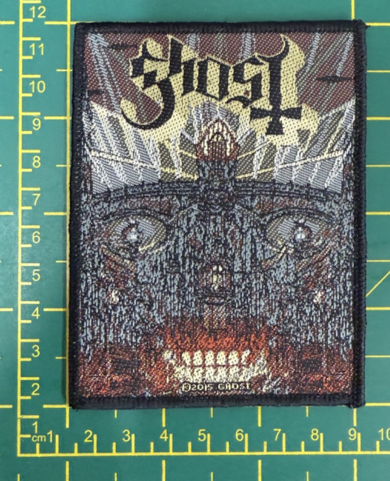 Ghost Meliora Woven Sew On Patch  Offically Licensed Patch