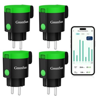 1-4x WIFI Smart Aussensteckdose WLAN Smart Stecker APP Fernbedienung Wasserdicht