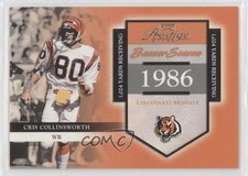 2002 Playoff Prestige Banner Season 608/1986 Cris Collinsworth #BS-5 0m7x