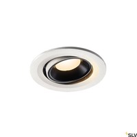 Einbauleuchten Led 1X8.6W 690LM IP20 3000K Weiß Schwarz Modern