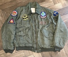Vintage USN Jacket CWU-45/P Patched Aviation ...