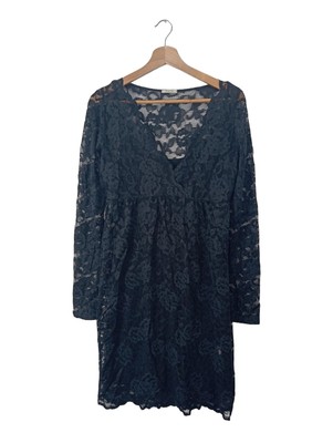 INTIMISSIMI Spitzenkleid Damen Kleid Gr. DE 38 schwarz Casual-Look