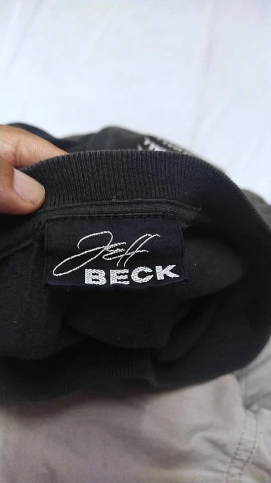 Camiseta Negra De Colección Rara JEFF BECK 'WHO ELSE JAPAN TOUR 1999' Talla L Foto 3 de 4