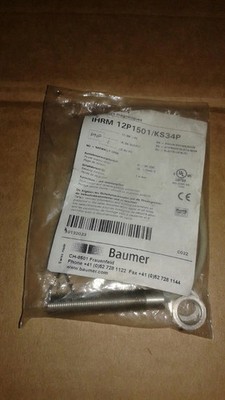 BAUMER ELECTRIC IHRM 12P1501/KS34P SENSOR Sealed in Factory Packaging-Factory Se