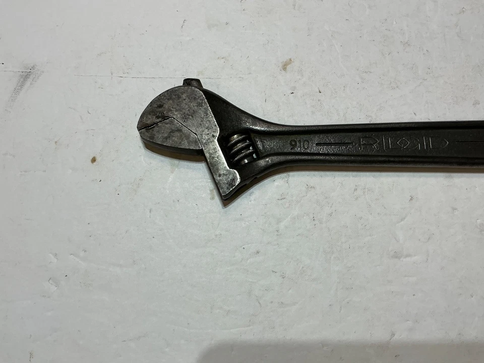 Ridgid 10" adjustable wrench black oxide finish ("Crescent") 910 USA made - Image 2 of 4