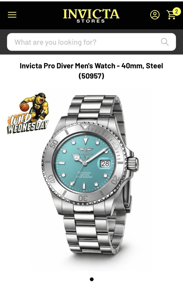 Men's 40mm Diver Watch Stainless Steel Quartz 200M Blue Dial