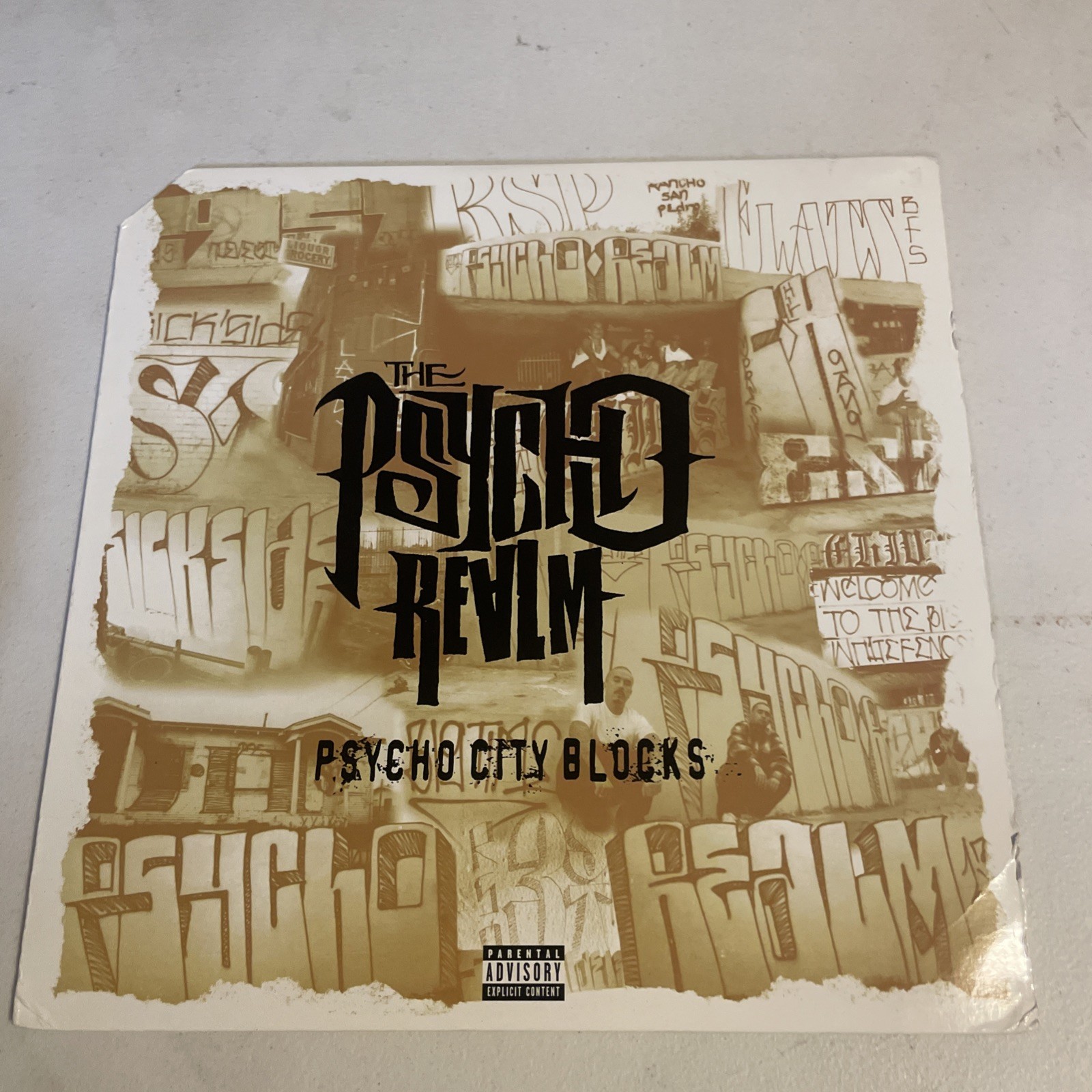 The Psycho Realm - Psycho City Blocks VG+ 12 Inch Vinyl