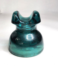 Antique Glass Insulator NO. 2 Mickey Mouse Ea...
