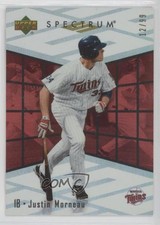 2007 Upper Deck Spectrum Season Retrospectrum Red 12/99 Justin Morneau fm0