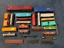 HO Scale Train Lot Boxcars Tanker Caboose SOO Texaco Parts Kitbash