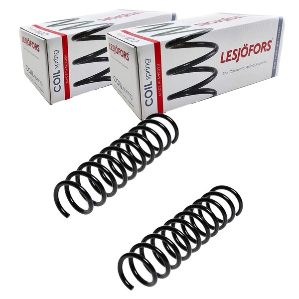 2X LesjÖFors Fahrwerksfedern Hinten Passend FÜR Volvo S40 V40 Links+Rechts-image
