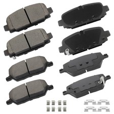 Front & Rear Ceramic Brake Pads Fits Jeep Compass 2018 2019 2020 2021 2022