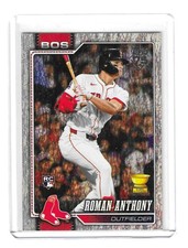 ROMAN ANTHONY SANDGLITTER  ROOKIE CARD 2026 TOPPS SERIES 1 (RED SOX)