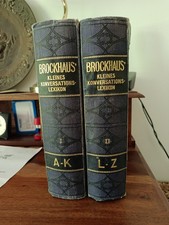 Brockhaus' Kleines Konversations-Lexikon. 1. Band A-K und 2. Band L-Z [vollständ