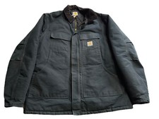 Carhartt C03 BLK XL 46 Quilted Lined Jacket Arctic Workwear USA Union
