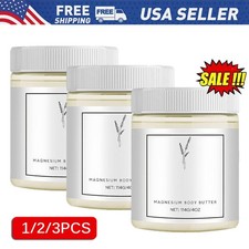 1-3X Mama-Bear Neuropathy Cream - 114g/4OZ Magnesium Butter, Magnesium Cream