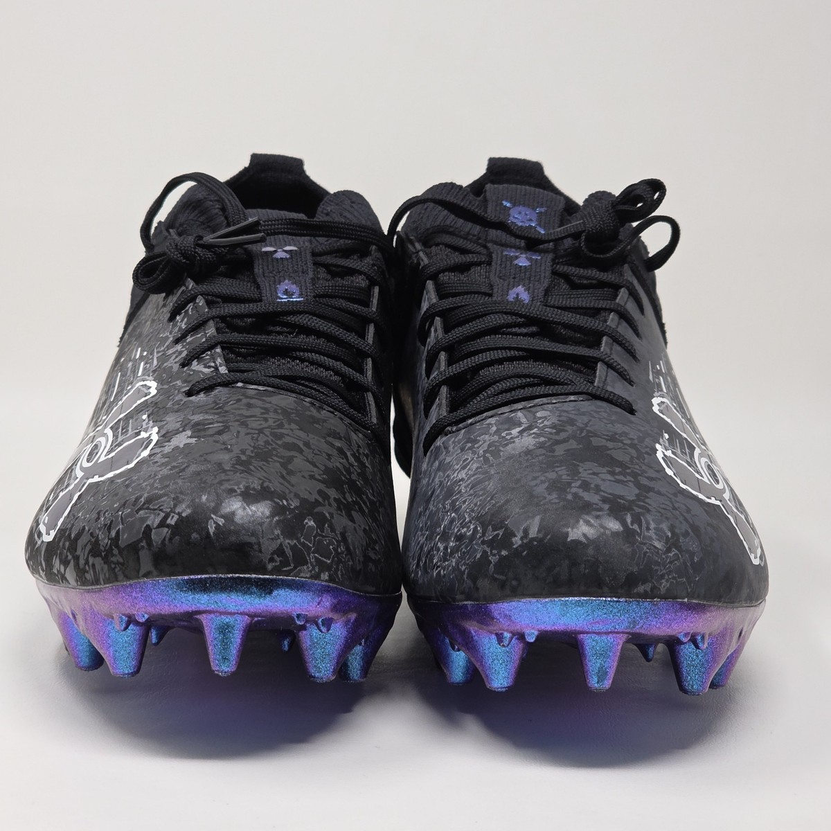 Under Armour Blur Smoke Suede 2.0 MC Football Cleats Men Sz 13.5 3027978-001 New Under Armour Blur Smoke Suede 2.0 MC Football Cleats Mens  main image 2