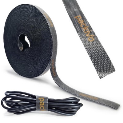 PACKIVO Klettband Kabelbinder Kabelclip Kabelmanagement wiederverwendbar