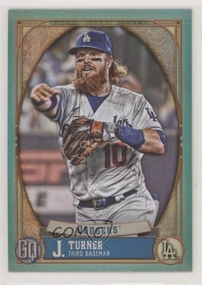 2021 Topps Gypsy Queen Turquoise 52/199 Justin Turner #120 03rx