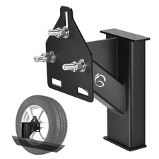 GADFISH Stake Pocket Spare Tire Carrier Mount, 3-Nuts Design Trailer Bracket ...