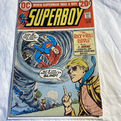 SUPERBOY #195  1ST APP WILDFIRE  1973  KEY  BRONZE BEAUTY