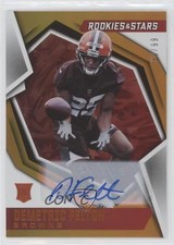 2021 Panini Rookies & Stars Orange Signatures 33/99 Demetric Felton Auto 0vh5