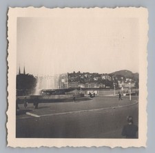 vmtl. Luzern Schweiz 1935 - Springbrunnen - Altes Foto 1930er