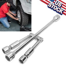 14 Universal Folding Lug Wrench 4-way Tire Wrench Cross Wrench Nut Removal Tool