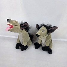 Disney Store The Lion King 8" Hyena Mini Bean Bag Plush Set Of 2 Shenzi  Ed