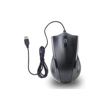 iMicro MO-M128MI Wired USB Optical Mouse, Black
