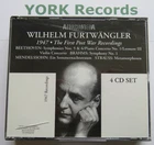 WILHELM FURTWANGLER - 1947 The First post War Recordings - Ex 4 CD Set Andromeda