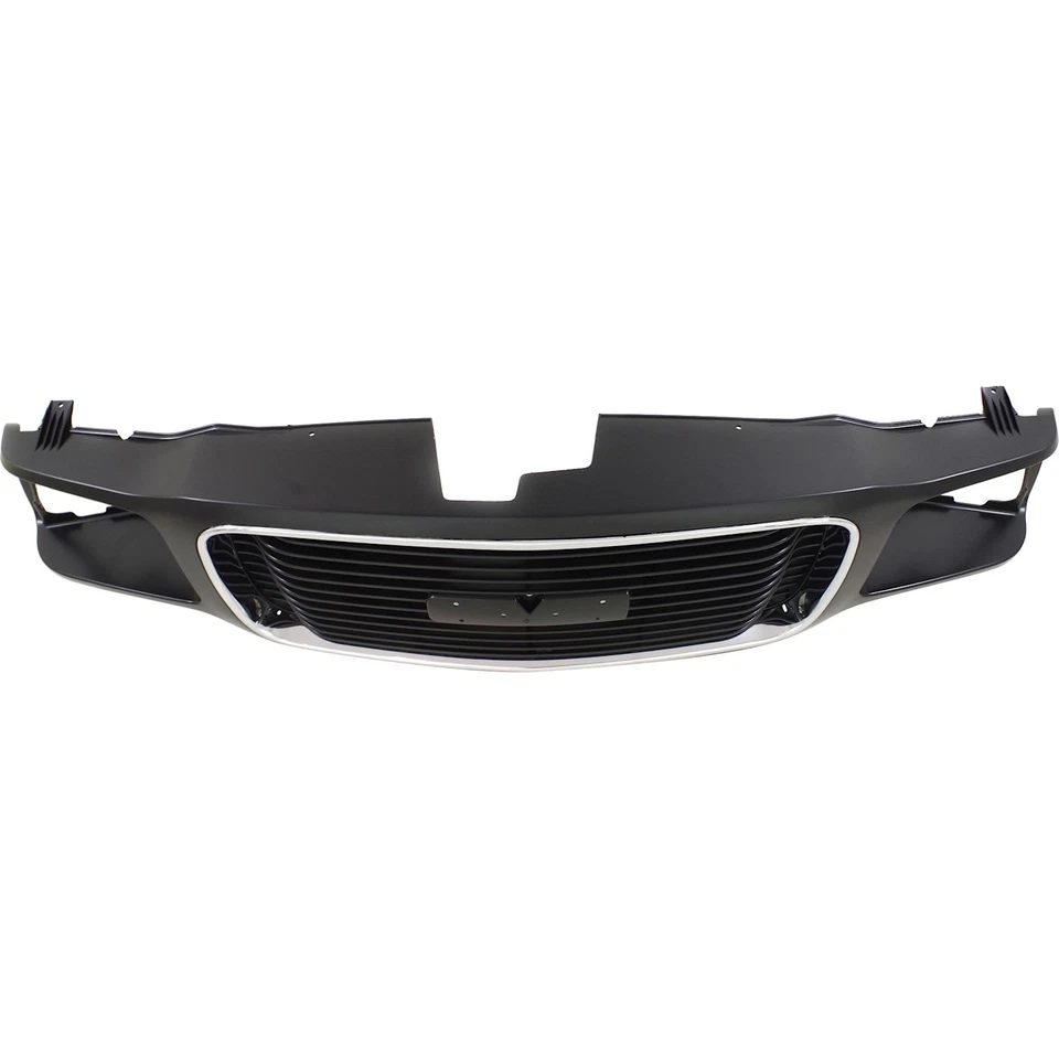 Grille For 1992-2000 GMC Yukon Chrome Shell with Black Insert Denali Package - Image 4 of 4