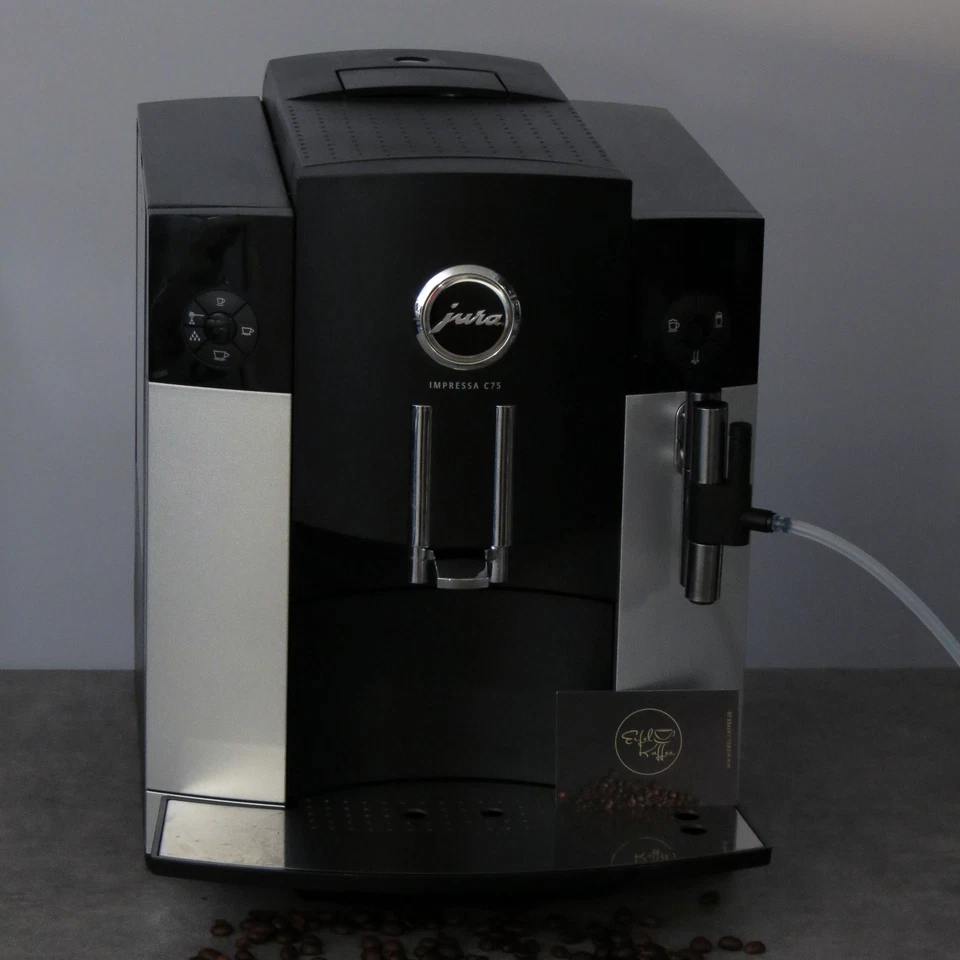 ~~ Jura Impressa C75 C70  Kaffeevollautomat platin, ONE TOUCH Cappuccino ~~ - Bild 2 von 4