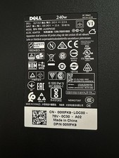 Dell Laptop 240W AC Charger Power Cord Model  LA240PM160 