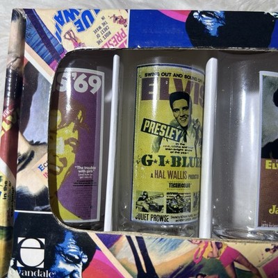 Evandale Elvis Presley Set of 6 Shot Glasses in the Original Box