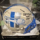 Aiden Hutchinson Signed Detroit Lions Riddell Retro Mini Helmet, Envy COA