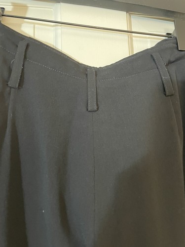 ADRIANNA PAPELL WOMENS BLACK WIDE LEG CROPPED PANTS - SIZE 4 - Foto 9 di 10